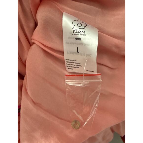 Farm Rio Mixed Boarder Print Button Front Maxi Dress Multicolor Size Large - Picture 10 of 12